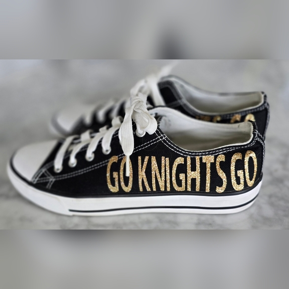 Golden Knights Fan Converse Style Sneakers Low Top US Size 9 - Picture 3 of 8